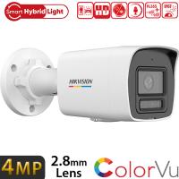 HIKVISION DS-2CD1047G2H-LIUF 4MP 4MM 30MT SMART HYBRID LIGHT ACUSENSE DAHİLİ MİKROFON BULLET IP KAMERA